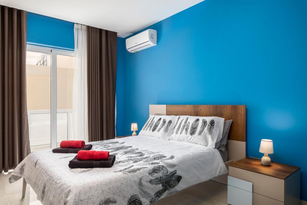 Modern 3Br Stylish Apartment With Large Balcony - Close To St Julians And St Georges Bay Is-Swieqi 외부 사진